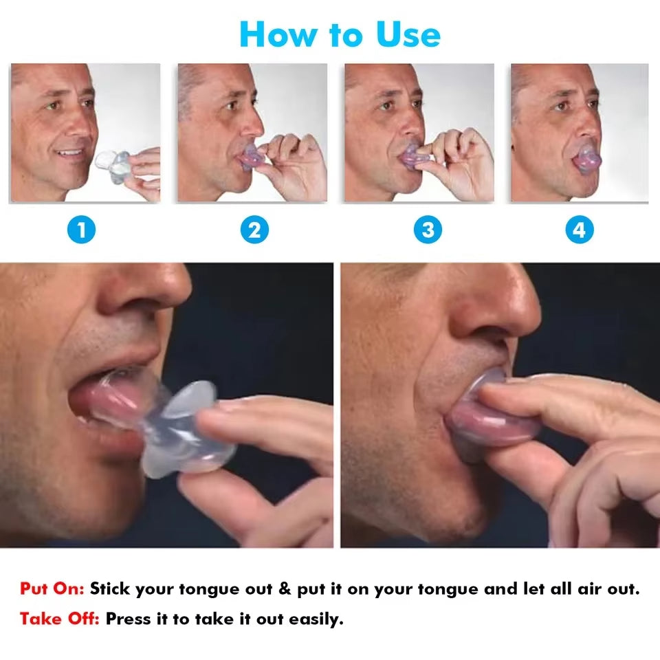 Transparent Silicone Tongue Case Anti-snoring Device