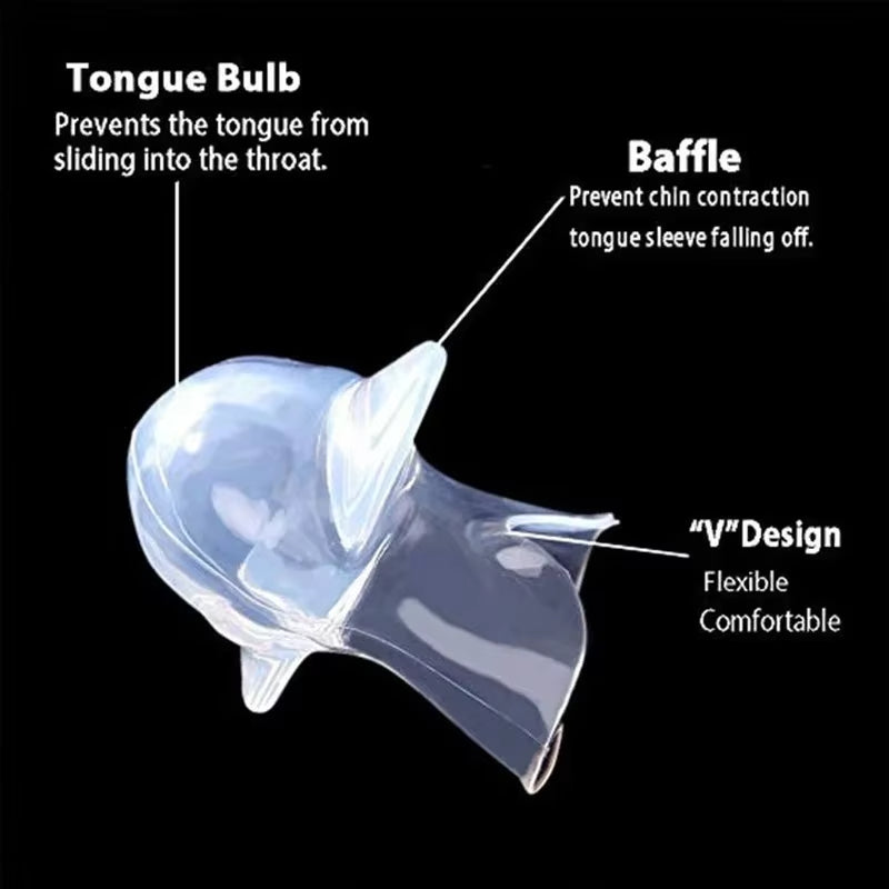 Transparent Silicone Tongue Case Anti-snoring Device